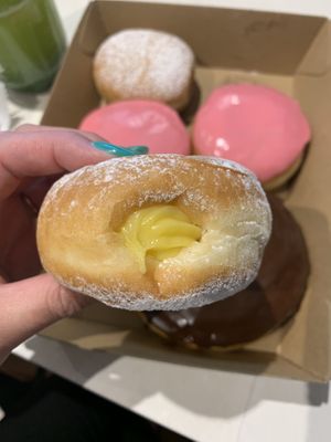 Lemon Berliner  at Ingle Farm Bakery in Ingle Farm