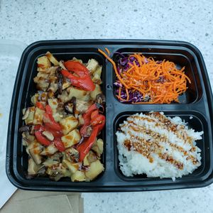 Vegan bento at PDX - Hissho Sushi in Portland