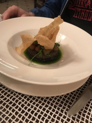 Black bean pudding  at Restauracja Carska in Bialowieza