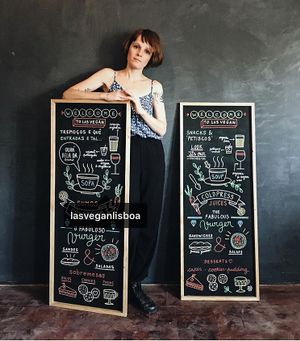 Menu  at Las Vegan in Lisbon