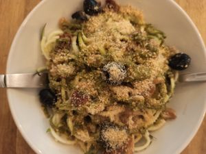 Send nudles at Las Vegan in Lisbon