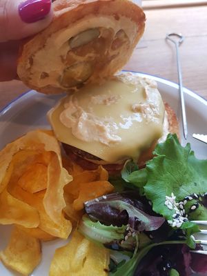 Hamburguesa at Las Vegan in Lisbon