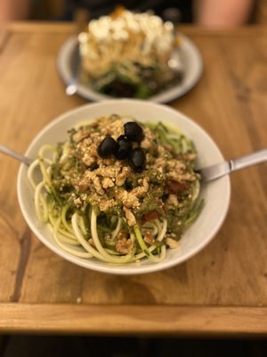 Send nudles at Las Vegan in Lisbon