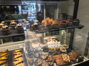 Display case at Ćao Šećeru in Belgrade