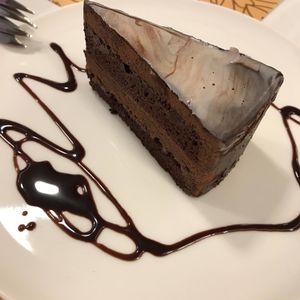 Egg less cake. at Joy Luck 65 in Central Singapore