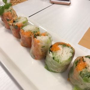 Summer vegetables roll at Joy Luck 65 in Central Singapore