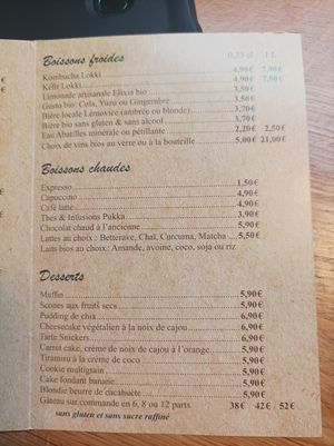 Les desserts at la petite graine in Limoges