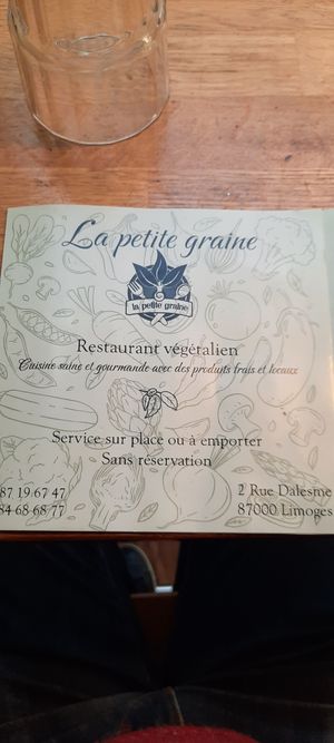  at la petite graine in Limoges