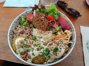 Falafel at la petite graine in Limoges