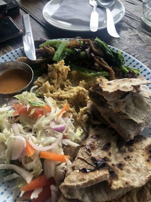 Vegan touch  at Rest Point Cafe in Pokhara