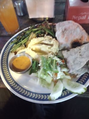  at Rest Point Cafe in Pokhara