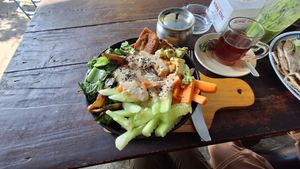 Vegan Buddha Bowl at Rest Point Cafe in Pokhara
