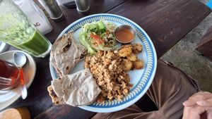 Vegan Breakfast at Rest Point Cafe in Pokhara