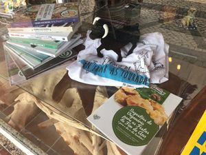 Somos anti violência, anti tourada  at Wave 269 in Ericeira