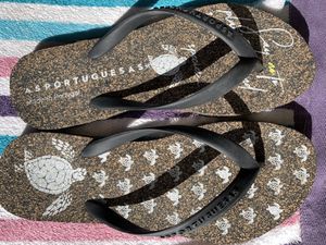 Sandálias sem plástico  at Wave 269 in Ericeira