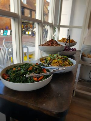 Daily fresh salads at LUCKES in Chichester