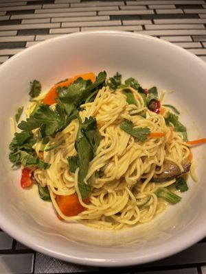 Big cold noodle bowls  at Pom Pom's Teahouse in Orlando