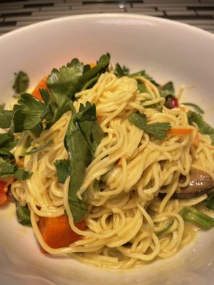 Big cold noodle bowls  at Pom Pom's Teahouse in Orlando
