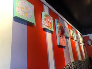 Cute atmosphere at Pom Pom's Teahouse in Orlando