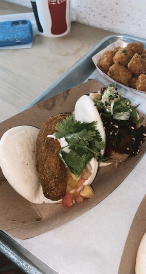 baja avocado and veganville at King Bao in Orlando