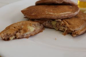 Banana Spelt Pancakes at New Life in Grand Bahama