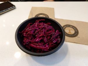 Sriracha coleslaw at Copper Branch in Markham
