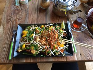 Pad Thai at Vege Love in Warsaw