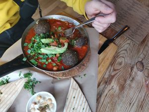 Shakshuka at Vege Love in Warsaw