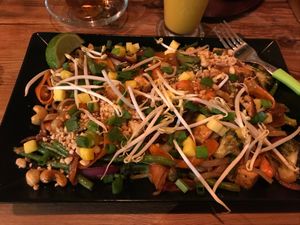 Vege Pad Thai at Vege Love in Warsaw