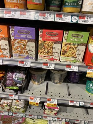 Vegan noodles at Whole Foods Market in New York City