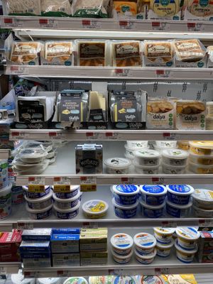 Vegan cheese at Whole Foods Market in New York City