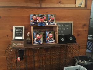 They also sell Mr. Potato Head toys. at Papas Hot Potatoes in Seattle