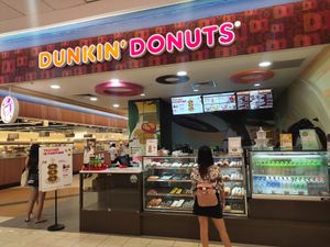 Shop front at Dunkin' - HarbourFront Centre in Central Singapore