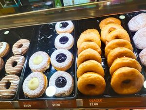 Donuts mostly $2 each at Dunkin' - HarbourFront Centre in Central Singapore