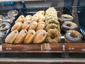 Donuts mostly $2 each at Dunkin' - HarbourFront Centre in Central Singapore