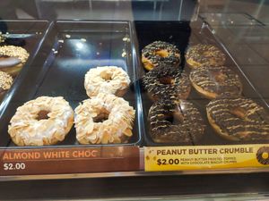 Donuts mostly $2 each at Dunkin' - HarbourFront Centre in Central Singapore