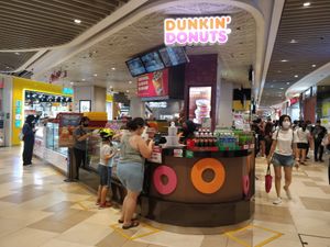 Stall front at Dunkin' - Bedok Mall in East Singapore