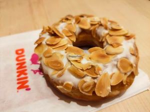 Almond donut at Dunkin' - Bedok Mall in East Singapore