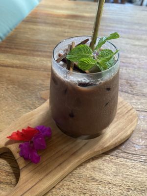 Chocolate mint cooler - delicious!   at Mudra in Ubud