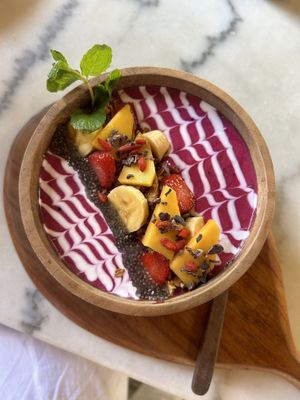 Vegan smoothie bowl  at Mudra in Ubud