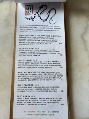 Menu July  at Mudra in Ubud