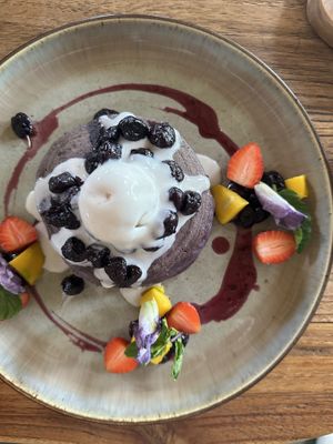 ppp pancakes vegan   at Mudra in Ubud