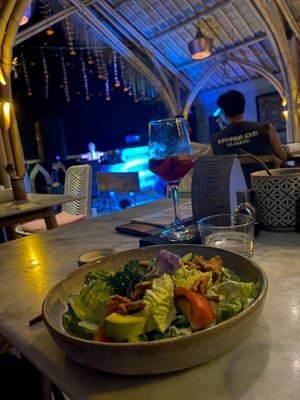 Vegan Caesar Salad at Mudra in Ubud