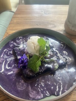 Taro brownie   at Mudra in Ubud