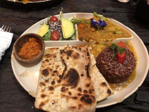 Rumi (indian style plate) at Mudra in Ubud