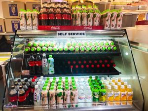 Drinks at Dunkin' - Northpoint City in North Singapore