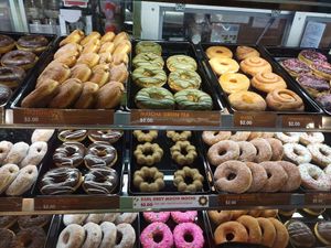Assorted donuts available at Dunkin' - Northpoint City in North Singapore