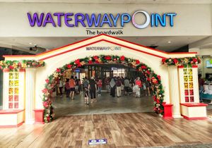 Located inside here at Dunkin' - Waterway Point in Northeast Singapore