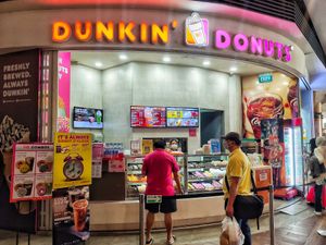 Stall front at Dunkin' - Waterway Point in Northeast Singapore
