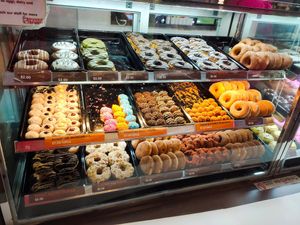 Vegan and vegetarian donuts at Dunkin' - Waterway Point in Northeast Singapore